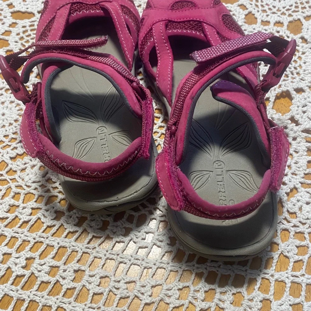 Merrell Azura Wrap Hiking Sandals Womens 7 Raspberry Pink Excellent